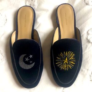 Velvet Star & Moon Loafers